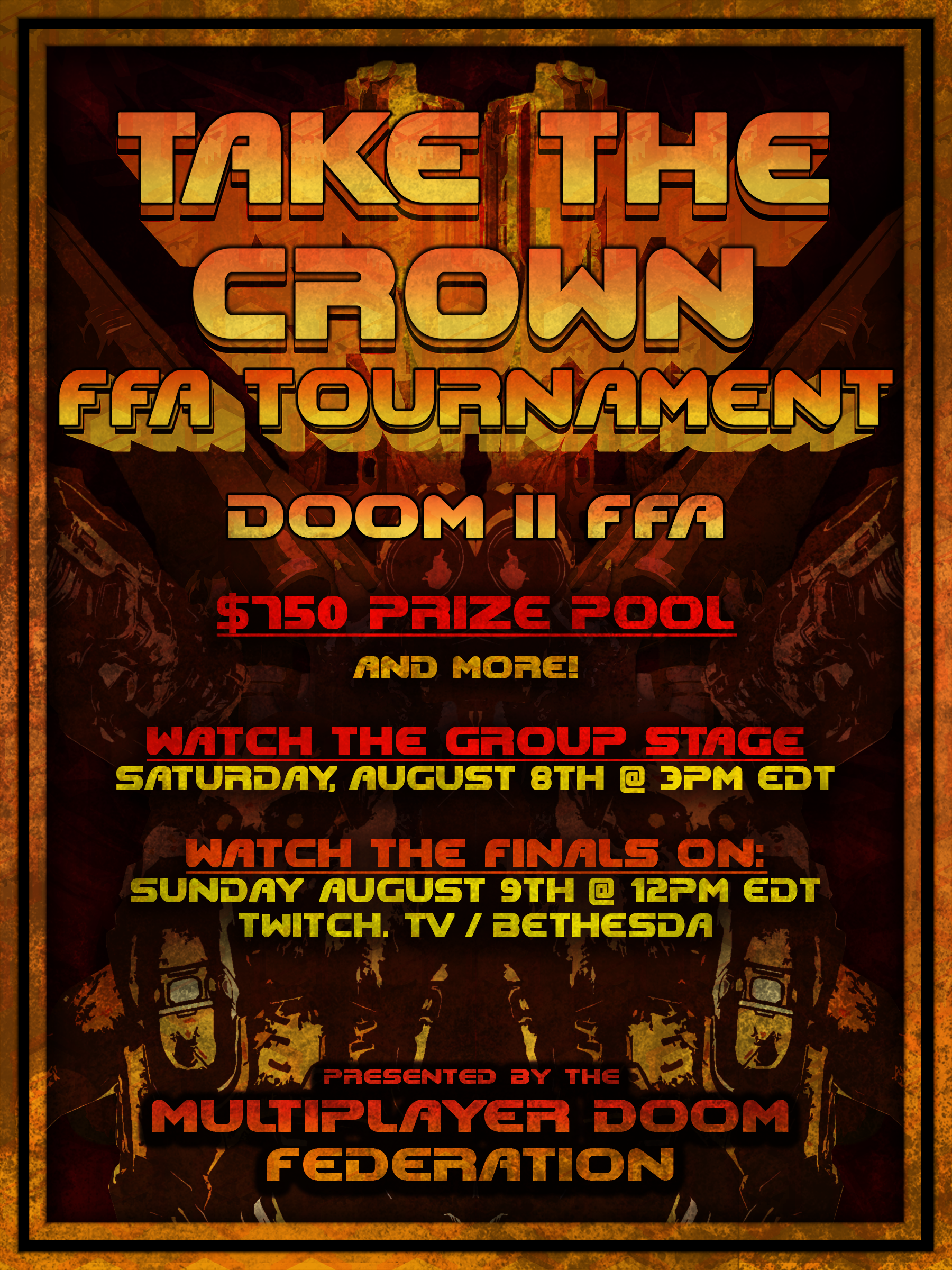 Quakecon @ Home: DOOM 2 FFA Tournament